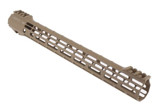 Aero Precision ATLAS S-ONE handguard 15 features a flat dark earth Cerakote finish